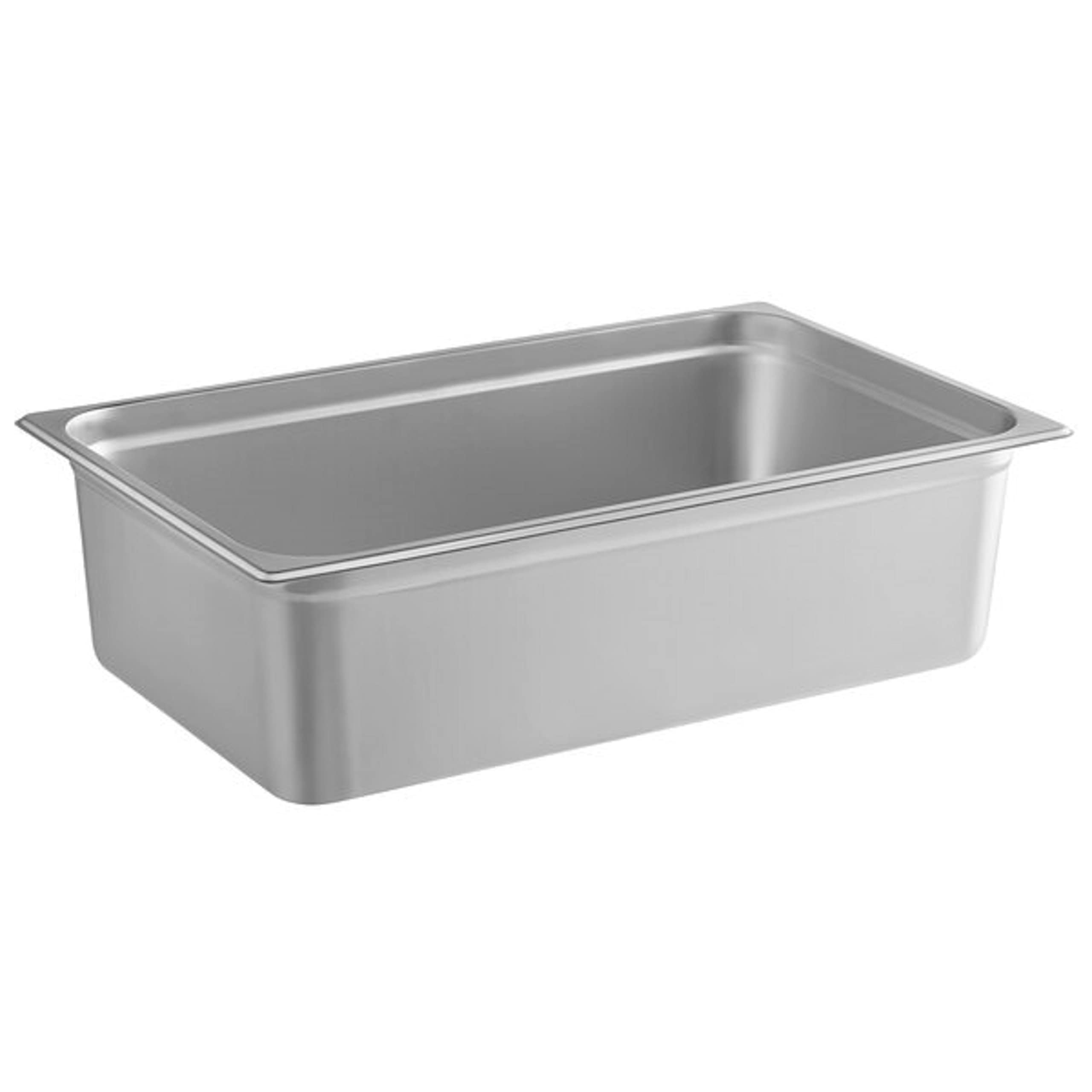 TrueCraftware-Full Size 6" Deep Stainless Steel Anti-Jamming Steam Table Pan 22 Gauge- Chafing Steam Food Pan Anti-Jam Steam Table Hotel Pan for Restaurant Family Events Personal Catering Use