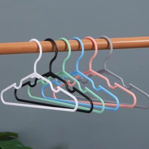 Kwianty Gray Baby Clothes Hangers 60 Pack, 11.5 Inch Big Children Child Hangers Baby Clothes Hangers for Closet (Gray, 60)