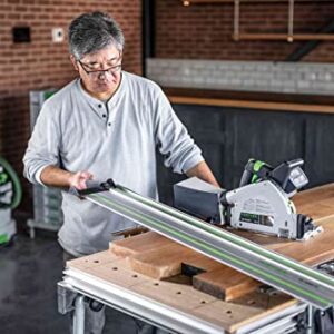 Festool 577664 Cordless Track Saw TSC 55 2x18V 5.0 Ah KEBI-F-Plus and 55-Inch Guide Rail