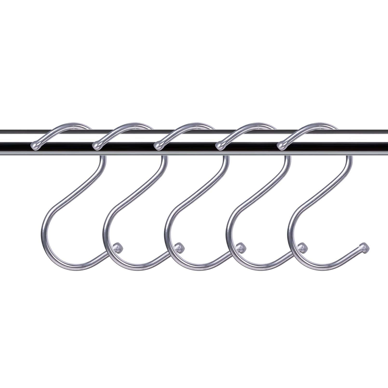 samilalago S Hooks for Home Storage - 5 Pcs Set