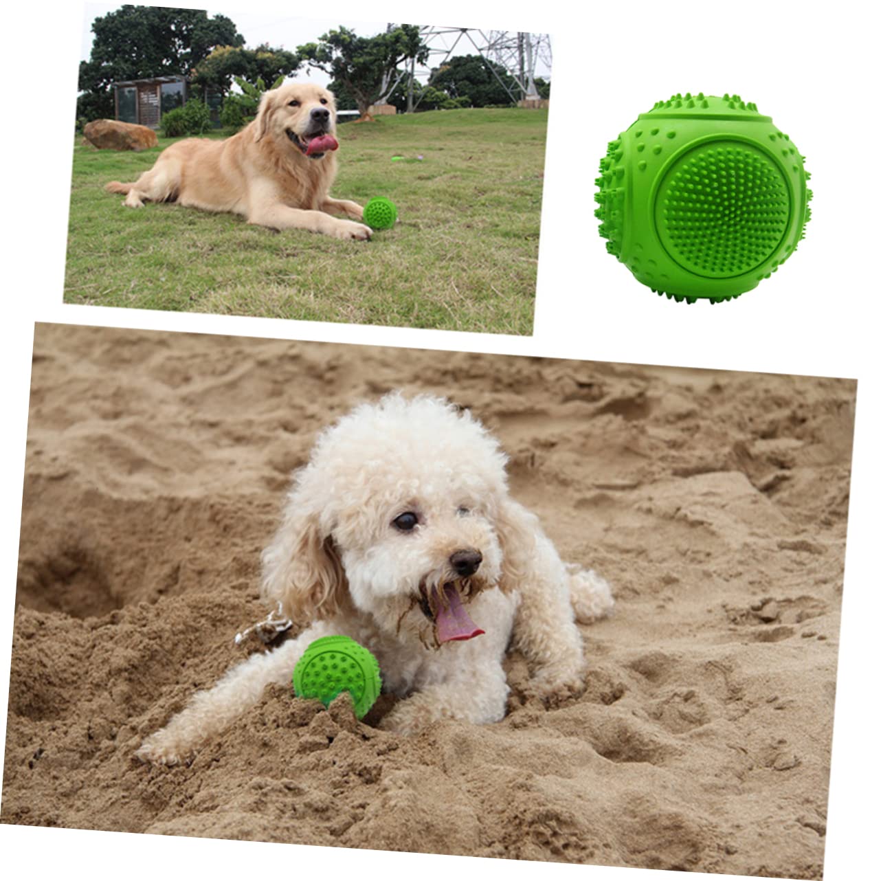 balacoo Dog Chew Toy Small Dog Toy Pet Chew Toys Ceramic Dust Bath House Toys for Puppies Loneliness Relief Toy Puppy Dog Toys Oral Disease Prevention Toy Decompression Toy Ball Molar