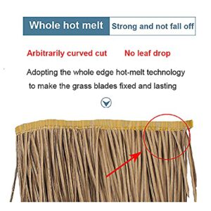 Pealihuy Hut Bar Roof Thatching Straw Roof for Tiki Bar Garden Patio Deck Gazebos Wall House, 10pcs