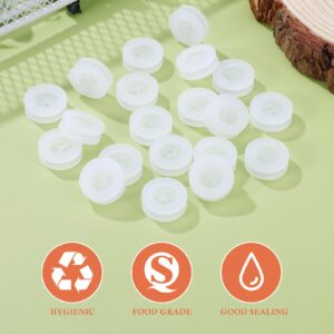 SHERCHPRY Portable Straw 20Pcs Silicone Straw Hole Grommets, Straw Hole Plugs, Lid Straw Plugs, Cover Straw Holes Grommets for Lids Straws Silicone Straws