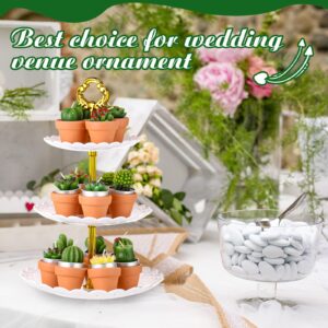 84 Pcs Succulent Candles Cactus Candles with Terracotta Pot Mini Baby Shower Plant Candles Novelty Handmade Tealight Terrarium Plant Candles Bulk for Party Favor Fiesta Birthday Wedding Home Decor