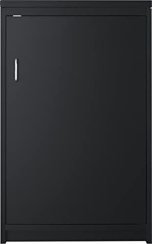 Summit Appliance CWSUITE85G 85" Wide Casework Suite with Beverage Center and Microwave, ADA Height; Trash Receptacle Included; 2.7 cu.ft. Beverage Center; Leveling Legs; Black