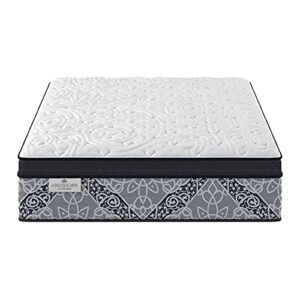 Kingsdown Passions Kelbrooke 16" Plush Euro Pillow Top Hybrid Mattress King, Cool Gel Memory Foam Layer Motion Isolation Quilted Top Premium Mattress