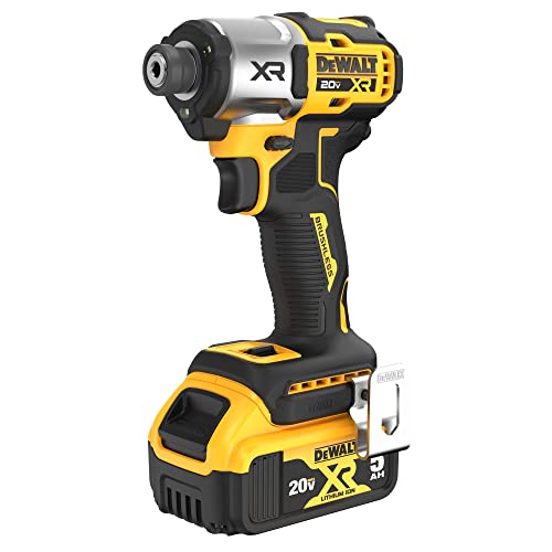 DEWALT 20V MAX Impact Driver, Cordless, 3-Speed, Battery and Charger Included (DCF845P1)