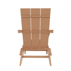 WestinTrends Ashore Modern Outdoor Folding Adirondack Chair (Set of 2)