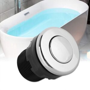 Tyenaza Air Button Switch,Waterproof Air Pressure Bath Switch, Tub Spa Massage Bath Garbage Waste Disposal Toy Air Switch Push Button, Easy Install Multipurpose Pneumatic