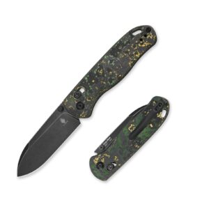 kizer drop bear pocket knife, folding knife, 2.97" 20cv steel blade, fatcarbon carbon fibre handle, folding pocket knife, edc knife, ki3619a1