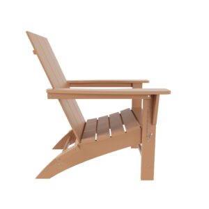 WestinTrends Ashore Modern Outdoor Folding Adirondack Chair (Set of 2)