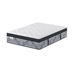 Kingsdown Passions Kelbrooke 16" Plush Euro Pillow Top Hybrid Mattress California King, Cool Gel Memory Foam Layer Motion Isolation Quilted Top Premium Mattress