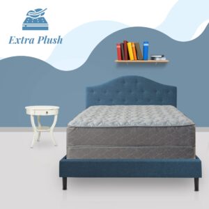 Greaton 11" Plush Foam Encased Mattress with 8" Box Spring, Premium Bed Mattresses Provide Perfect Body Support and Ultimate Comfort, Durable Supporting Internal Structure, Full XL