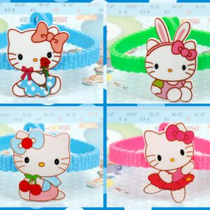 YAOSHUXIAN 15pcs Cartoon Character Bracelets Wristband Bracelets for Birthday Party Supplies Favors Prize Rewards