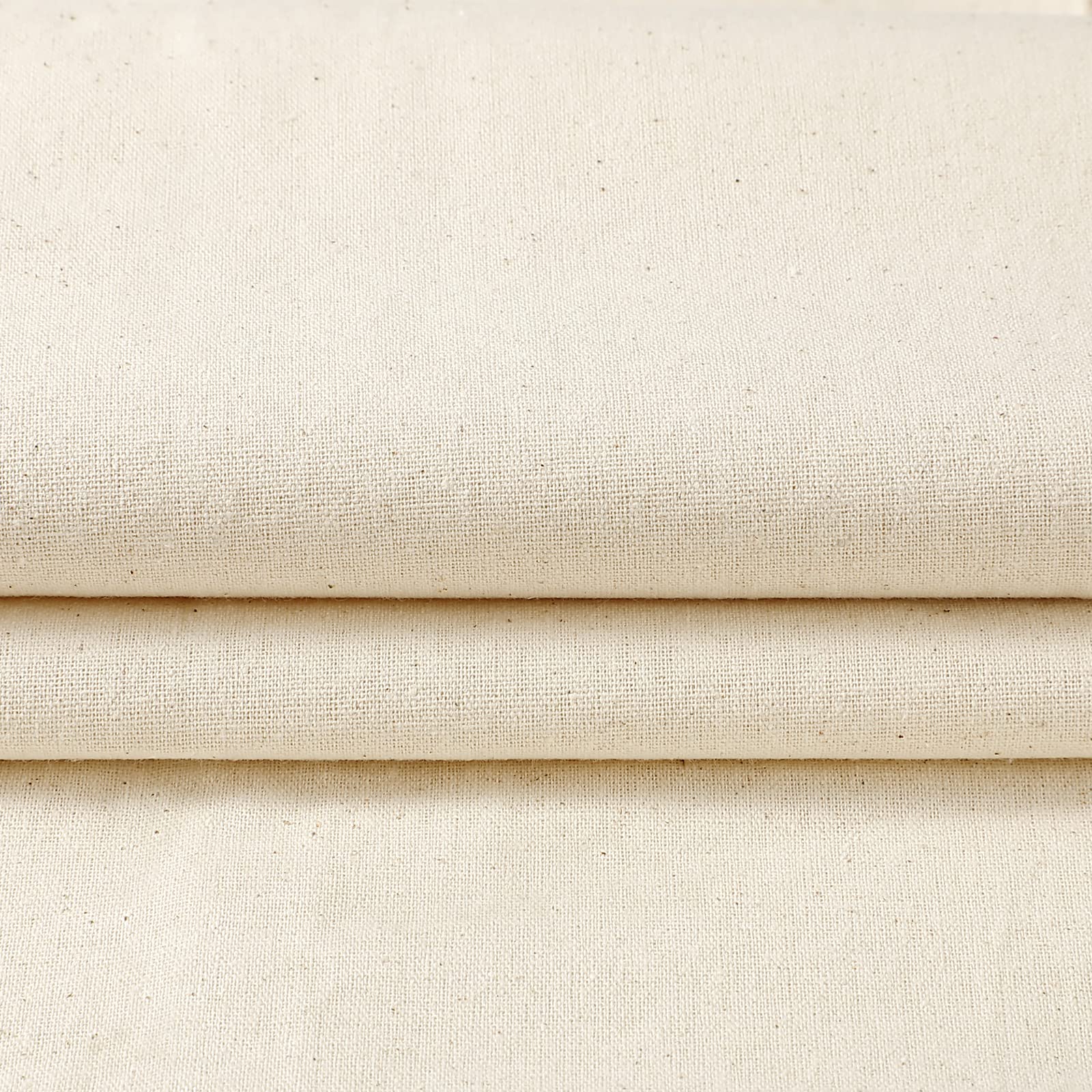 Zoblise 100% Cotton Muslin Fabric: 5 Yards x 63" Natural Color Muslin, 100% Cotton Fabric, Natural Unbleached, for Sewing Draping Material