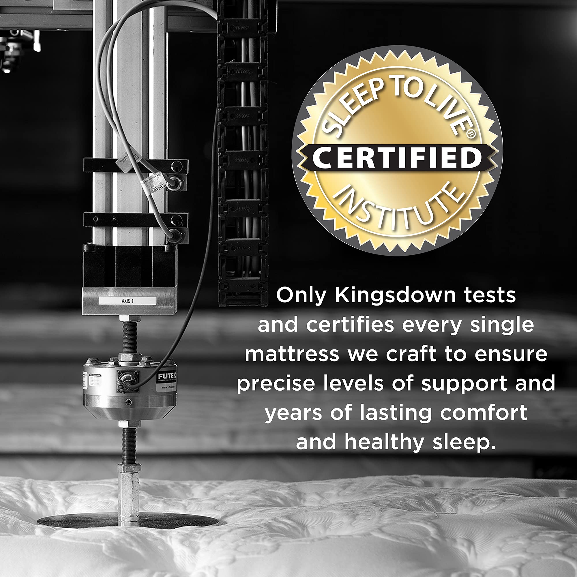 Kingsdown Passions Kelbrooke 16" Plush Euro Pillow Top Hybrid Mattress California King, Cool Gel Memory Foam Layer Motion Isolation Quilted Top Premium Mattress