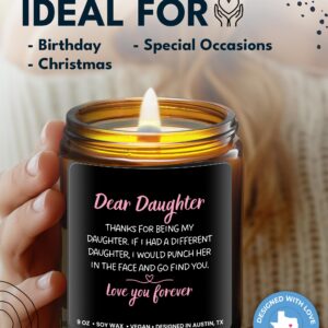 Funny Daughter Candle, Funny Daughter Gifts From Mom, To My Daughter Gifts From Dad, Daughter Gift From Mom, Birthday Gifts For Daughter Adult, Gifts For Daughters From Mothers, Daughter Birthday Gift