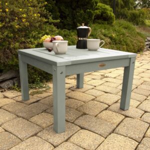 highwood Adirondack Square, Eucalyptus Counter Side Table