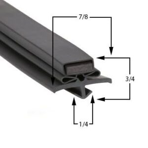 Passeal TUC44FHD Gasket Magnetic Door Seal - 26 x 28 Compatible with Passeal Part # 810816