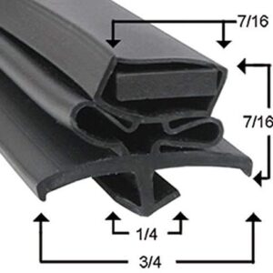 Passeal TUC44FHD Gasket Magnetic Door Seal - 26 x 28 Compatible with Passeal Part # 810816