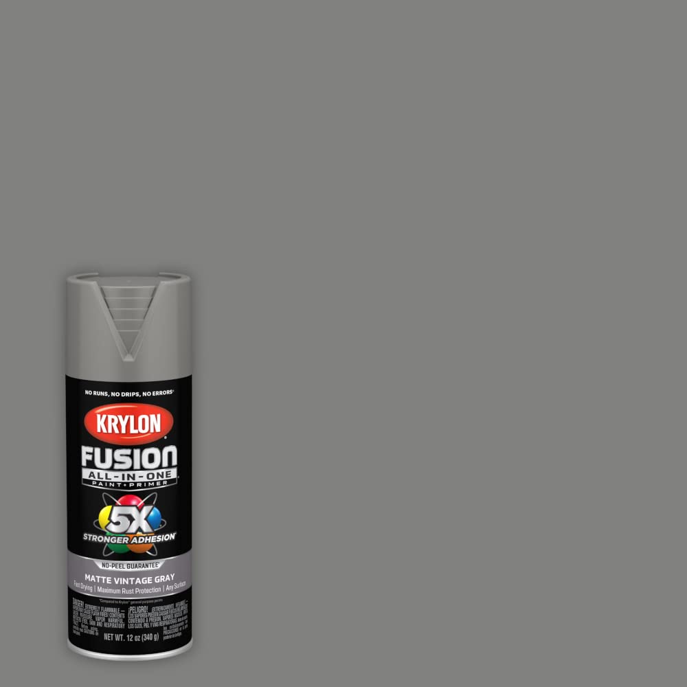 Krylon Fusion ALL-IN-ONE2910 Matte Vintage Gray16 oz.