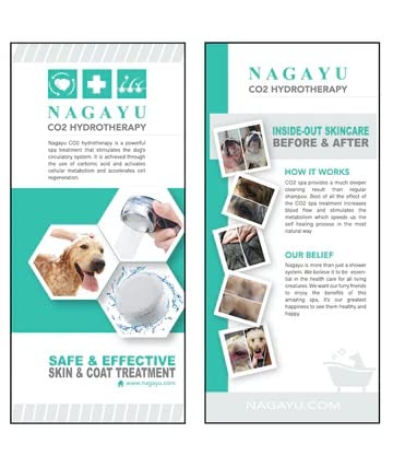 Nagayu C02 pet Skin Therapy Starter kit Includes 10 Tablets, Hose, Professional Shower Head, and Adaptor. Great for Pets with Itchy Skin, Allergies, Oily Coat and Skin (Original Tablets)