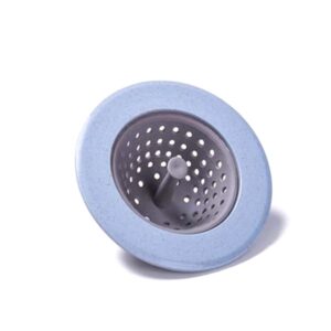 1pcs silicone bathroom sink drains bathtub strainers kitchen accessories,blue