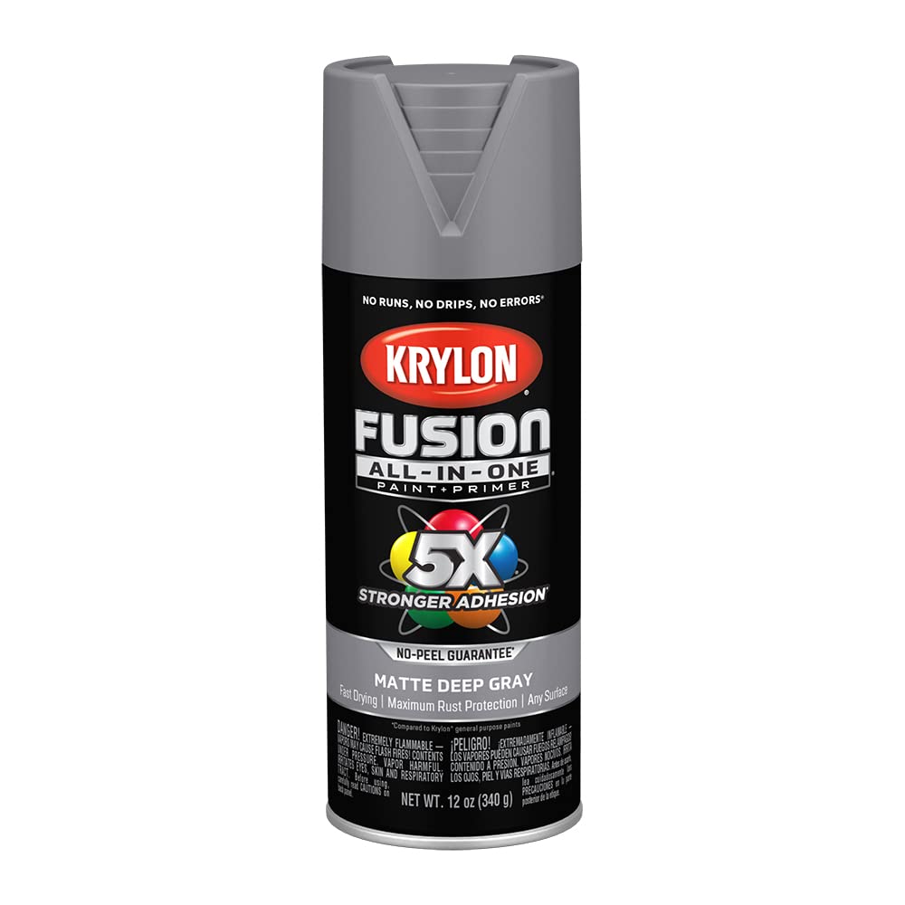 Krylon Fusion ALL-IN-ONE2914 Matte Deep Gray16 oz.