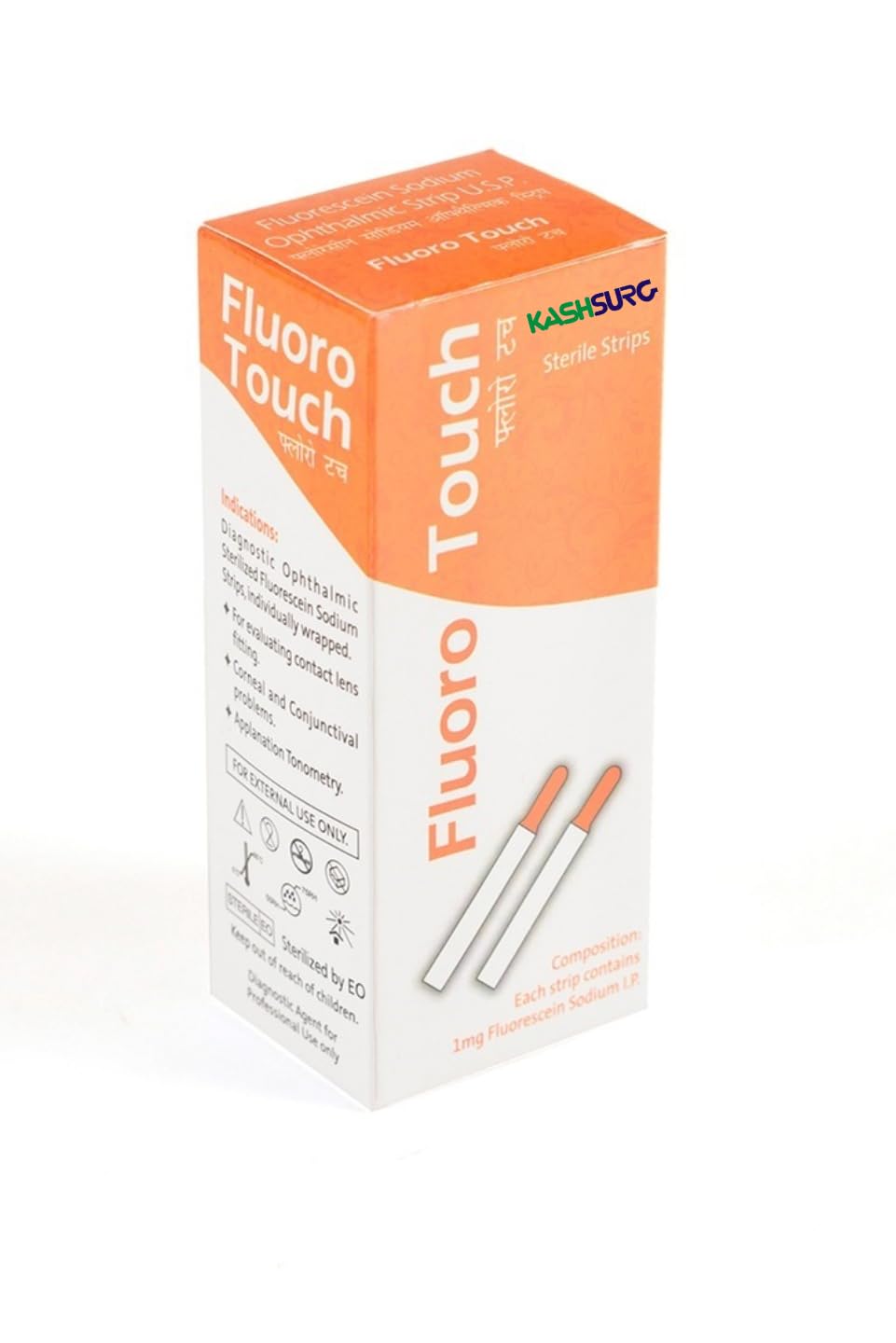 Ophthalmic Fluoro Touch Strips - 100 Strips by KASHSURG