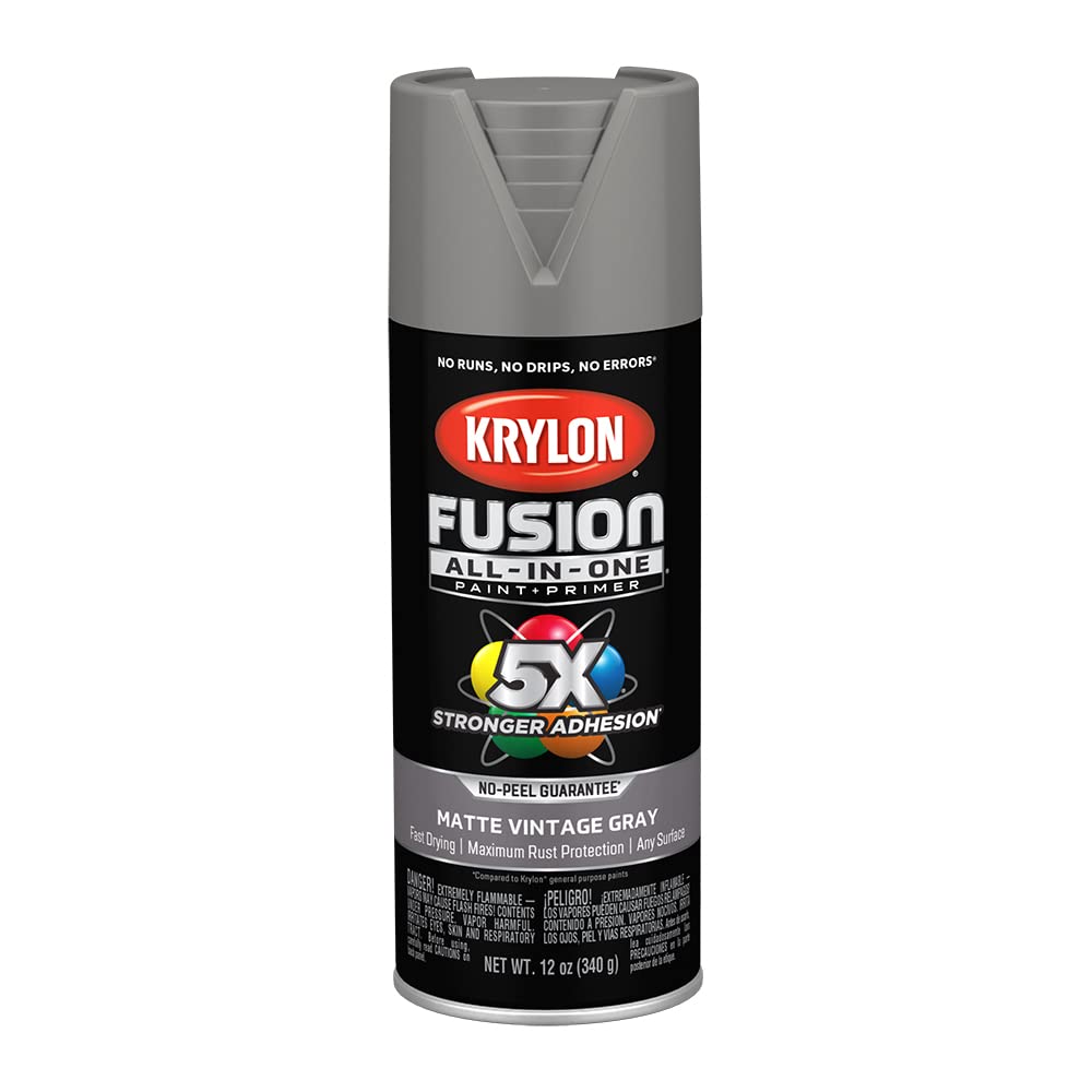 Krylon Fusion ALL-IN-ONE2910 Matte Vintage Gray16 oz.