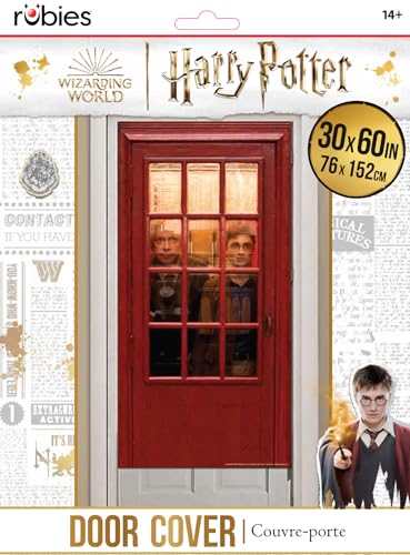 Rubies Harry Potter Decorative Door Cover, Telephone Booth, 30" x 60"