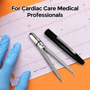 Ultrassist EKG Caliper Pen, ECG Calipers for Nurses, Black EKG Caliper Cardiology, Electrocardiogram Measuring Tool