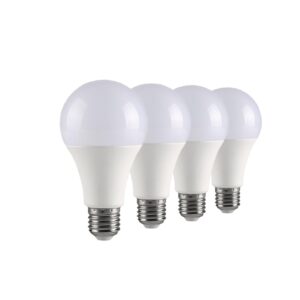 TJBB UL Listed 4-Pack 3 Way Light Bulbs Soft White 3000K 50 100 150 Watt Equivalent, Perfect for Reading, Standard A19 Indoor Led Bulb, 5/10/15 Watt Energy Efficient Bulb