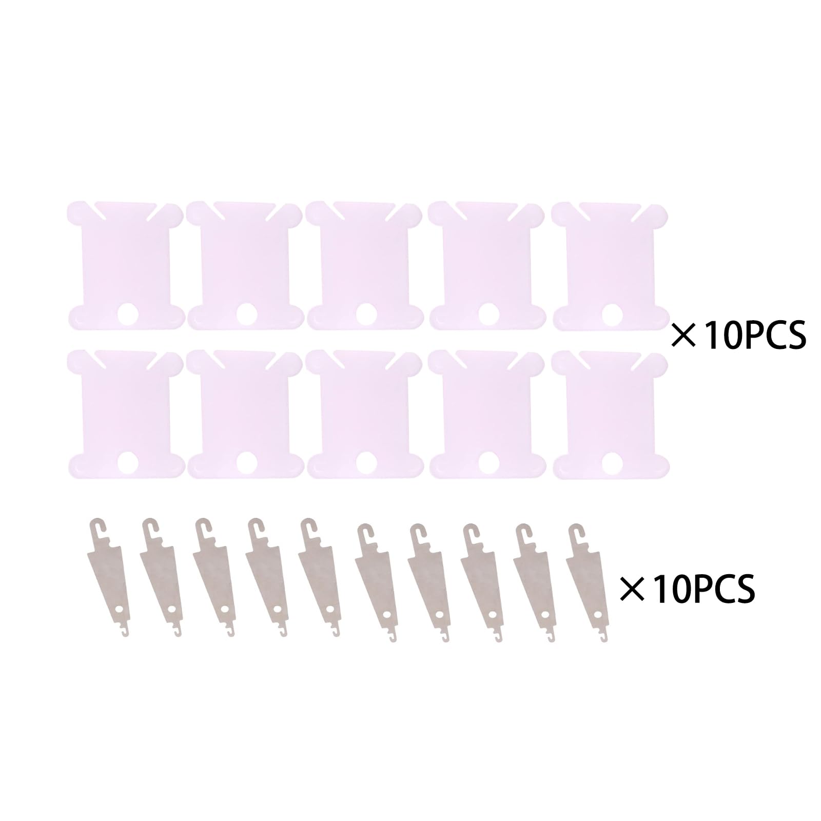 Dielianyi 14 Pcs Fabric Huggers Cross Stitch Silicone Thread Spool Holders Embroidery Sewing Cotton Reel Tidy Clips Embroidery Clips with Magnetic Fabric Clips