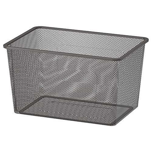 Ikea TROFAST mesh storage box, 42x30x23 cm, dark grey