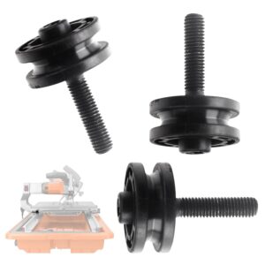 305784005 305784001 tile saw roller assembly compatible with ryobi dt180evo for ridgid 7" tile saw r4030, r4030s and r4031 (3 pcs)