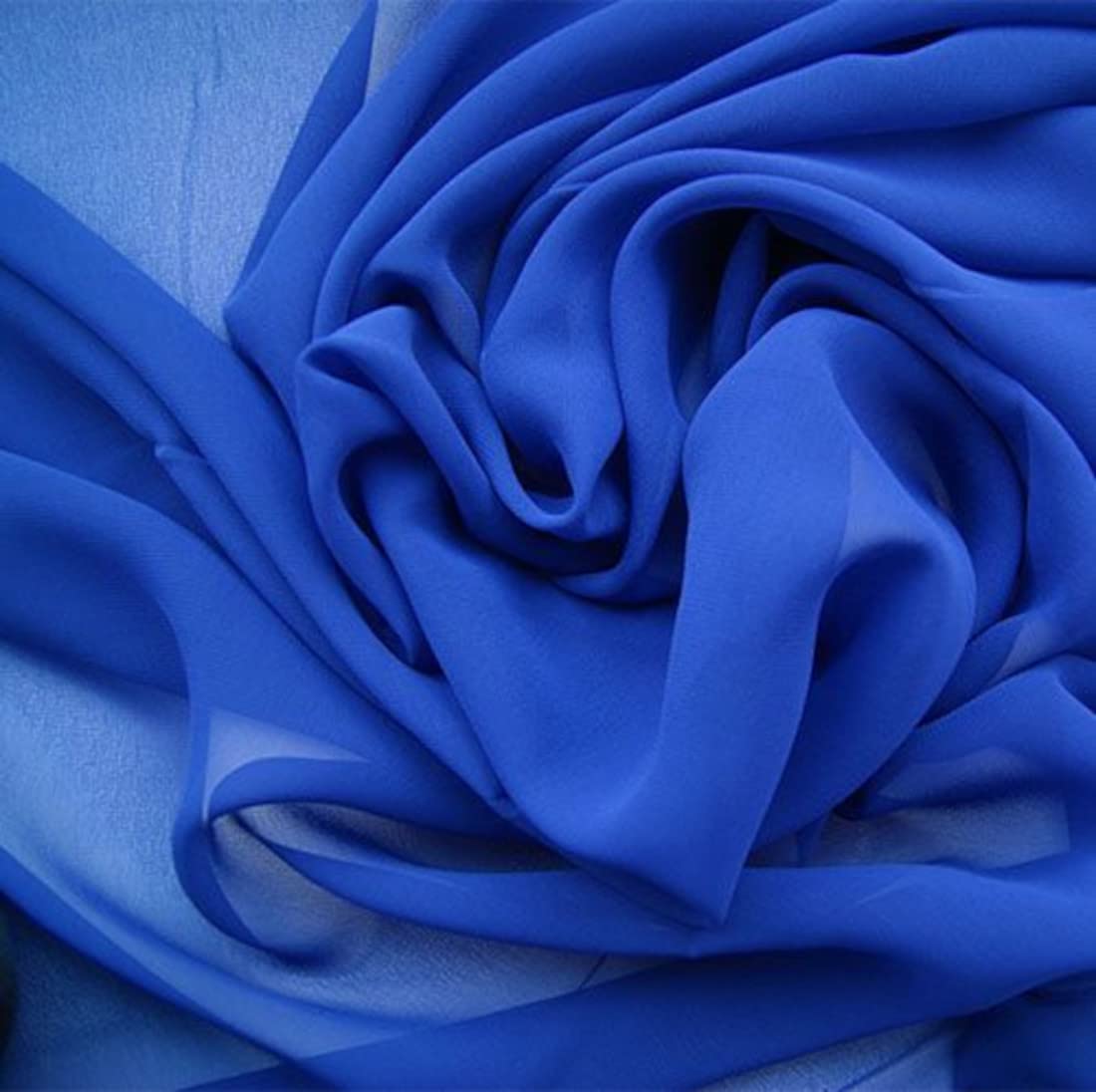 58/60 inch Royal Chiffon Fabric by The Yard