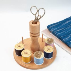 Wooden Thread Holder Rack, 8 Spools Beech Wood Embroidery Quilting Sewing Tools Bobbin Holder, Sewing Storage Rack Holder