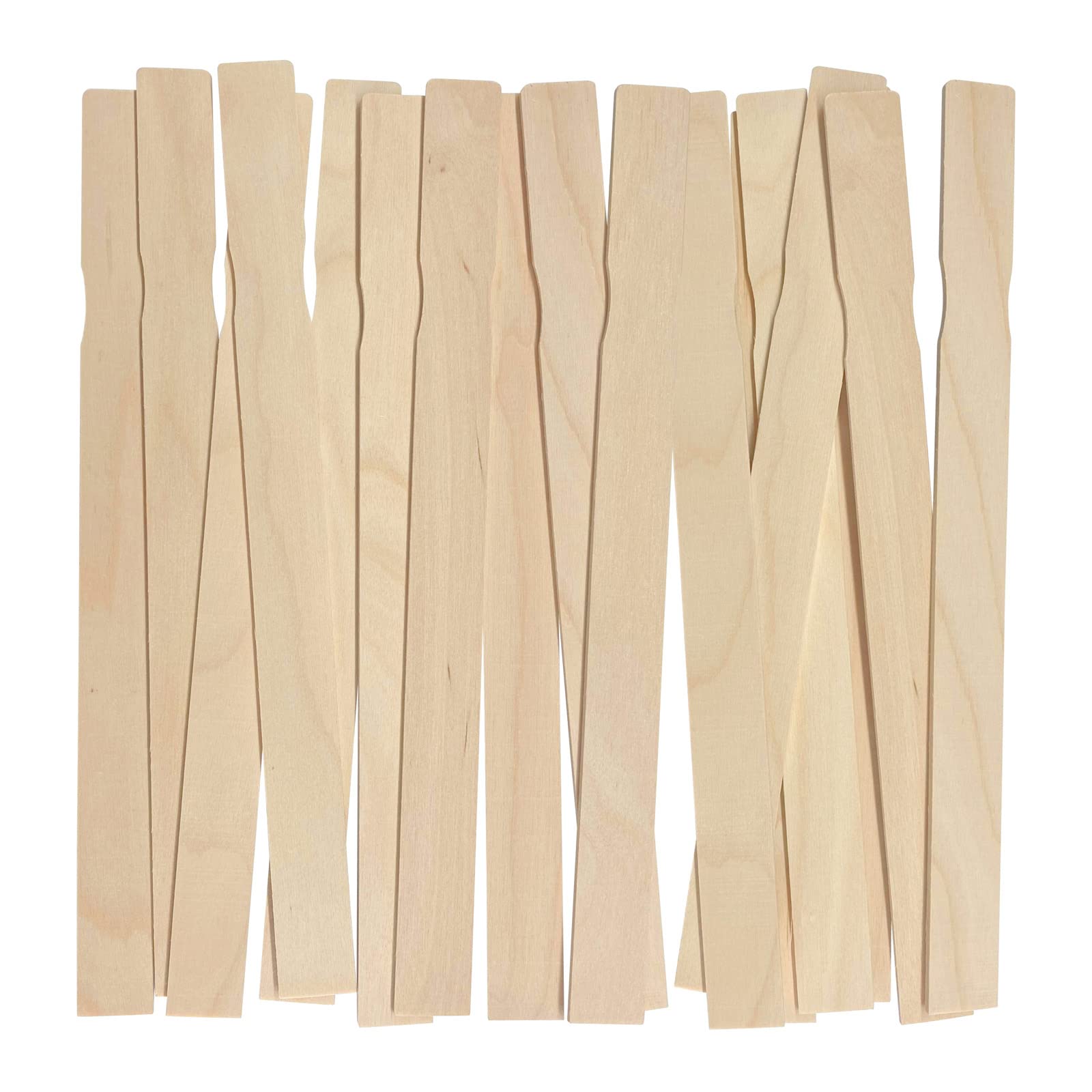 25 Pack Paint Stir Sticks, 12 Inch Wooden Paint Sticks for Mixing, Paint Stirrers, Garden and Library Markers