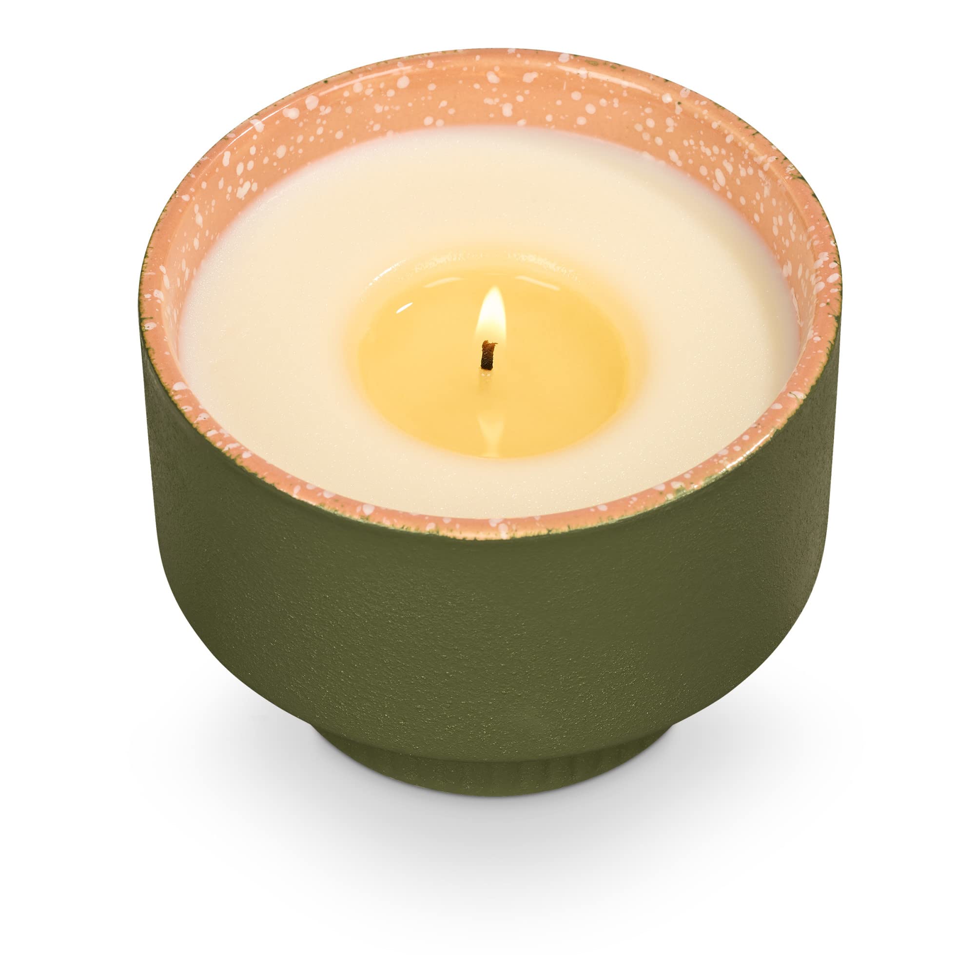 ILLUME Verde Ceramic Candle, Black Pepper & Hemp