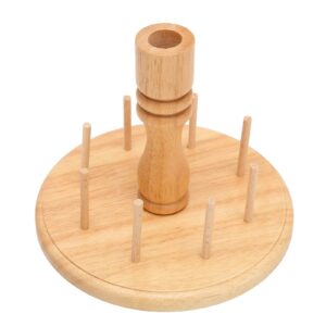 Wooden Thread Holder Rack, 8 Spools Beech Wood Embroidery Quilting Sewing Tools Bobbin Holder, Sewing Storage Rack Holder