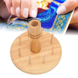 Wooden Thread Holder Rack, 8 Spools Beech Wood Embroidery Quilting Sewing Tools Bobbin Holder, Sewing Storage Rack Holder