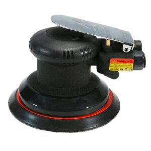 professional heavy duty 5" dual action random orbit air sander, orbital pneumatic palm sander -composite design, low vibration