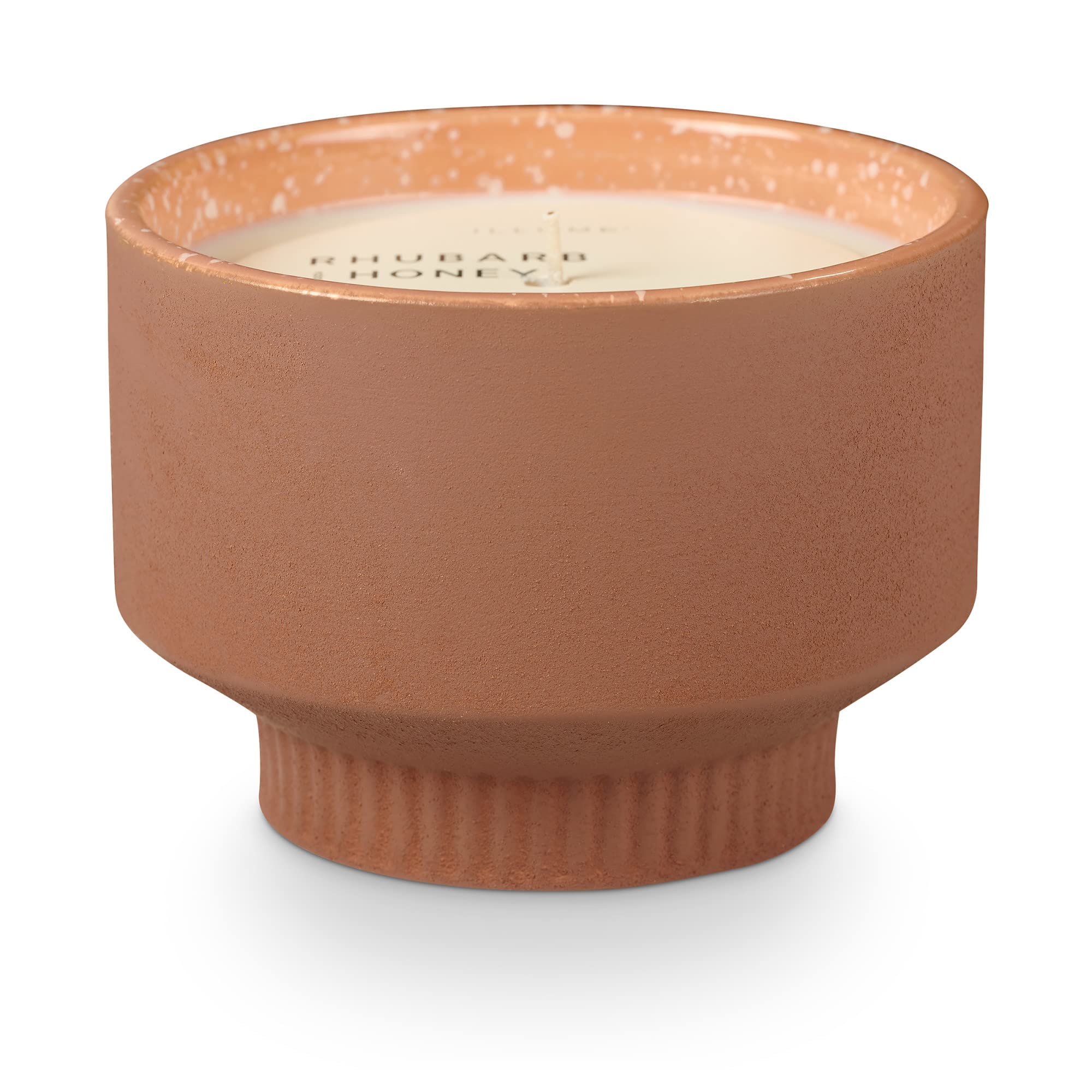 ILLUME Verde Ceramic Candle, Rhubarb & Honey