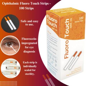 Ophthalmic Fluoro Touch Strips - 100 Strips by KASHSURG