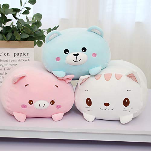 COSGOO Cute Plush Cat Stuffed Squishy Animal Cat Cylindrical Body Cat Pillow,Super Soft Cat Hugging Toy Pillow Kids Kawaii Sleeping Cat Pillow Gifts for Bedding Decor or Home Decor 24-Inch