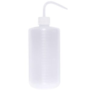 oubest squeeze bottle 1000ml 32oz wash bottle succulent watering can ldpe plastic squirt bottle for irrigation plant, medical lab, tattoo supplies 1pc