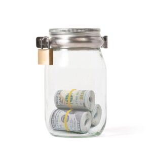 Hebrware Mason Jar Locking Lid, Pad Lock, For Regular Mouth Mason Jars