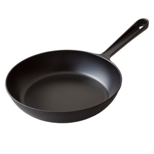 ippinka japanese cast iron pan, 9.5 inches, light and durable, made in japan