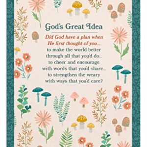 DaySpring - Encouraging You - 4 Floral Card Birthday Assortment with Scripture - 12 Birthday Boxed Cards & Envelopes (U1198)